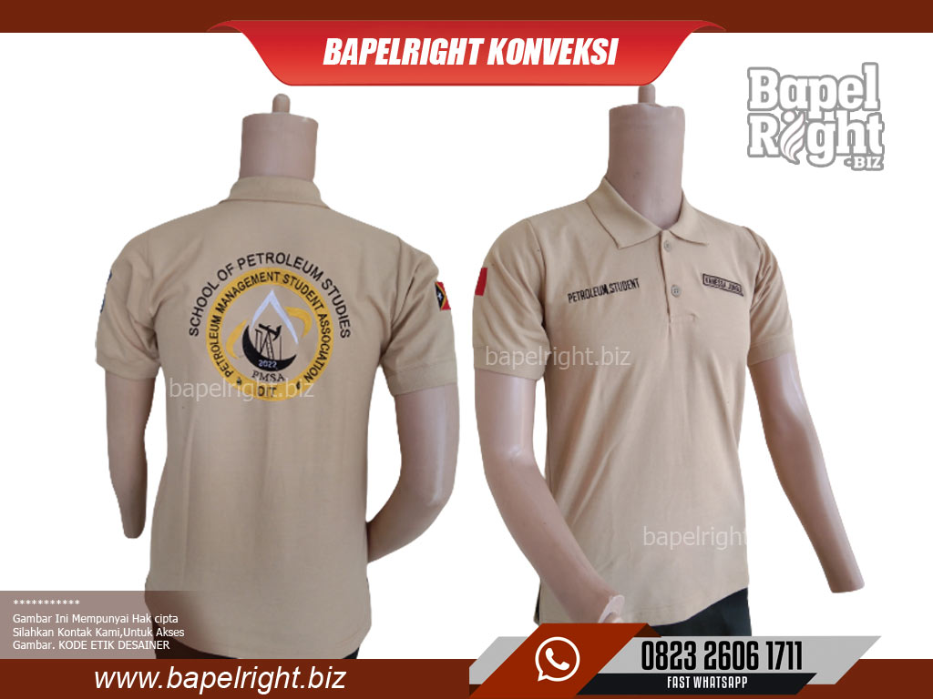 Desain Kaos Polo Kombinasi